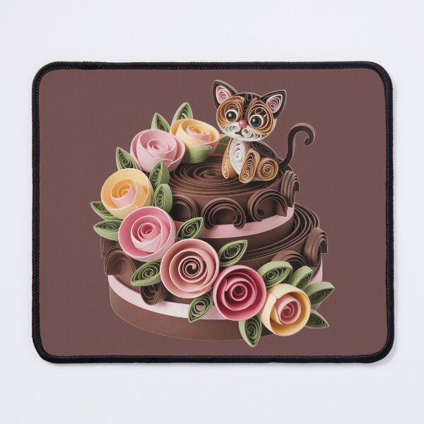 Item preview, Chocolate cake,style quilling. designed and sold by elegantpaterns.