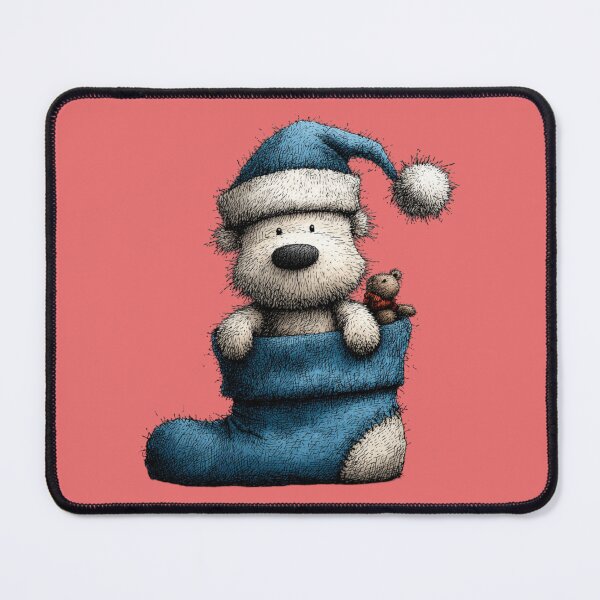 Item preview, Bear in a Holiday Stockin designed and sold by designt1shirts.
