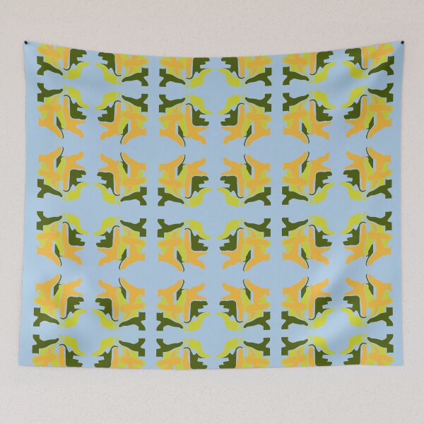 Item preview, Pattern of Prehistoric Animals Abstract Artwork designed and sold by mavicfe.