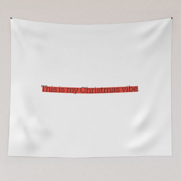 Item preview, This Is My Christmas Vibe Quote designed and sold by Kimmaii.