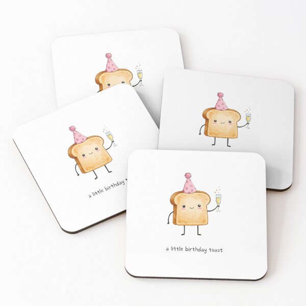 Item preview, A Little Birthday Toast designed and sold by stephenflashart.