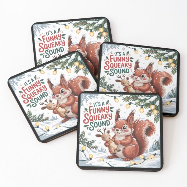 Item preview, Copy of It’s a Funny Squeaky Sound – Christmas Squirrel with Holiday Cheer designed and sold by DreamVibeShirt.