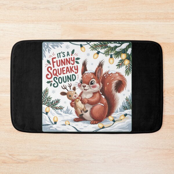 Item preview, Copy of It’s a Funny Squeaky Sound – Christmas Squirrel with Holiday Cheer designed and sold by DreamVibeShirt.