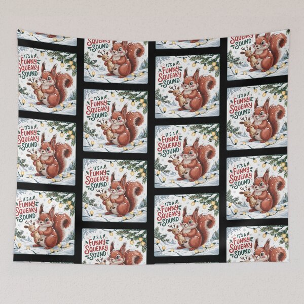 Item preview, Copy of It’s a Funny Squeaky Sound – Christmas Squirrel with Holiday Cheer designed and sold by DreamVibeShirt.
