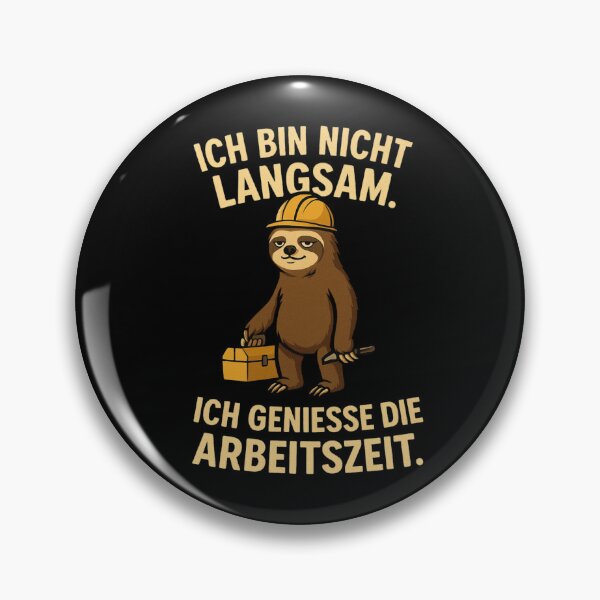 Item preview, I'm not slow, I enjoy working hours | Funny Sloth Handyman T-Shirt designed and sold by MOAVE-Design.