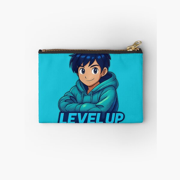 Item preview, Level Up Anime Kid – Gaming Aesthetic Sticker designed and sold by Craftrix.