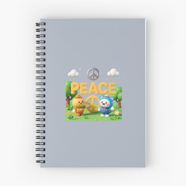 Item preview, PEACE – 3D Cute & Funny Pohang Steel Scene | Whimsical Korea Illustration,  designed and sold by PaintMeWorld.