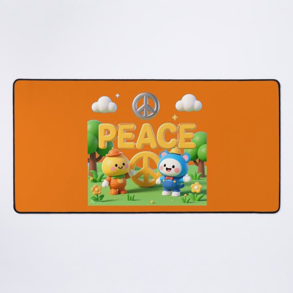 Item preview, PEACE – 3D Cute & Funny Pohang Steel Scene | Whimsical Korea Illustration,  designed and sold by PaintMeWorld.