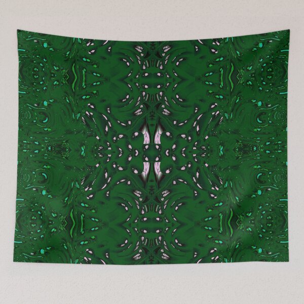 Item preview, Pattern of Green Background Futuristic Style designed and sold by mavicfe.
