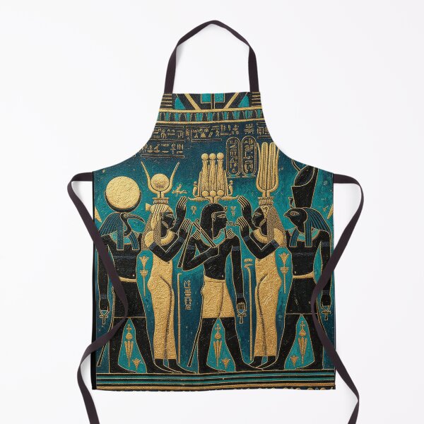 Item preview, Pharaoh and Horus Gods Panel | Egyptian Revival Art Deco Nouveau | Luxury Gallery Wall Art designed and sold by Vintage Poster Gallery.