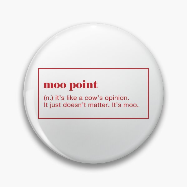 Item preview, Moo Point Definition.  designed and sold by CoCoArt-Ua.