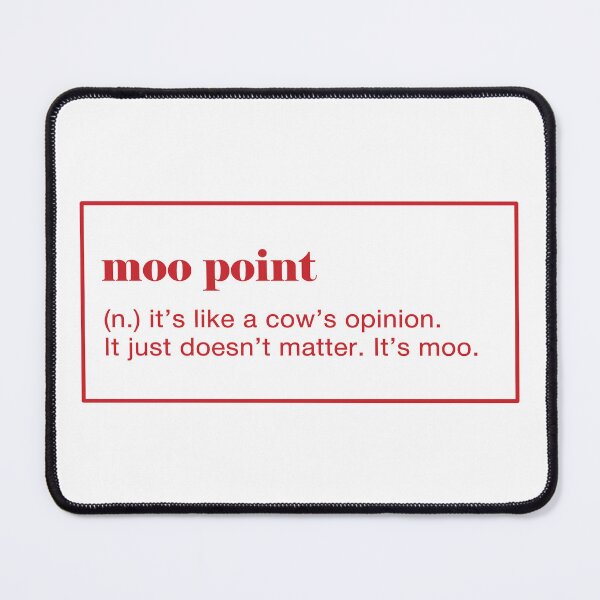 Item preview, Moo Point Definition. designed and sold by CoCoArt-Ua.