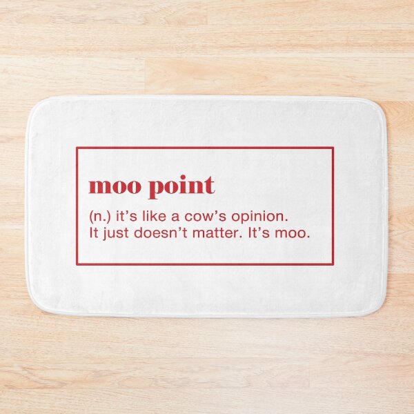 Item preview, Moo Point Definition.  designed and sold by CoCoArt-Ua.