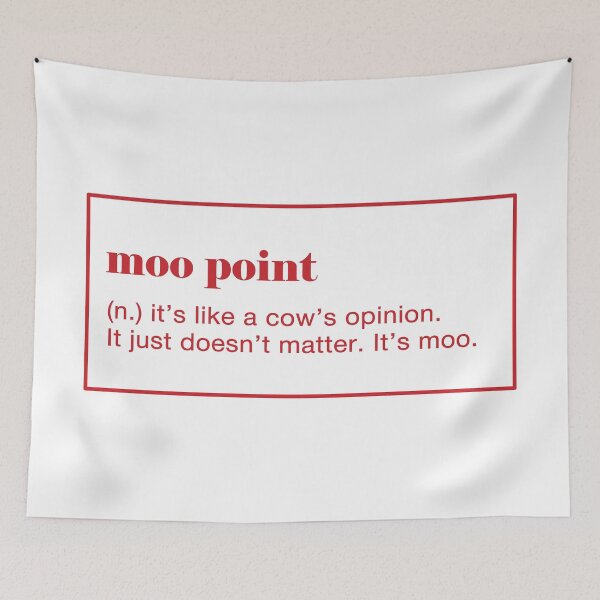 Item preview, Moo Point Definition.  designed and sold by CoCoArt-Ua.