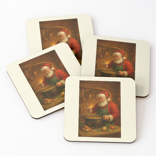 Item preview, Santa Making Soup in Frostwick Manor designed and sold by Novel Works Studio.