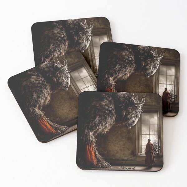 Item preview, Whispers Between Man and Monster designed and sold by Verademacedoart.