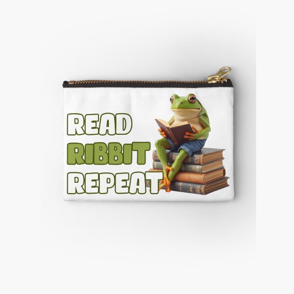 Item preview, Funny Reading Frog Habit – Read Ribbit Repeat designed and sold by KArtcore.