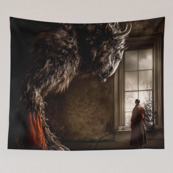 Item preview, Whispers Between Man and Monster designed and sold by Verademacedoart.