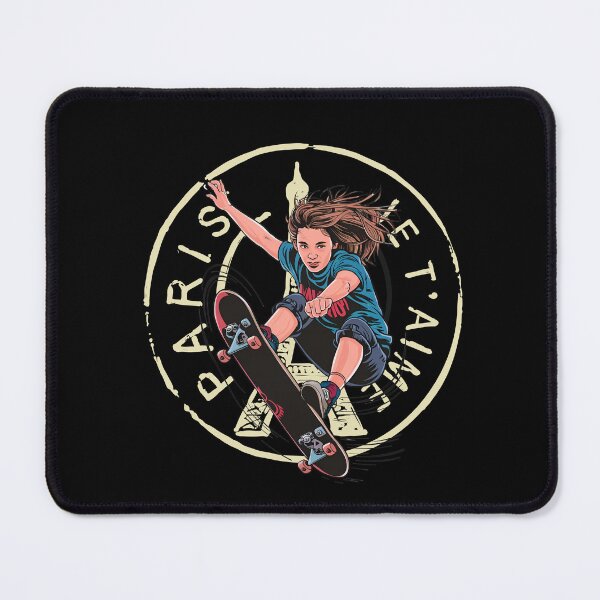Item preview, Skateboarding Young Woman Design designed and sold by MimsTees.