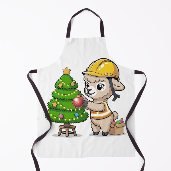 Item preview, Safety Alpaca Decorates the Christmas Tree designed and sold by PeteLawliiet.