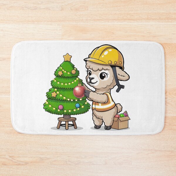 Item preview, Safety Alpaca Decorates the Christmas Tree designed and sold by PeteLawliiet.