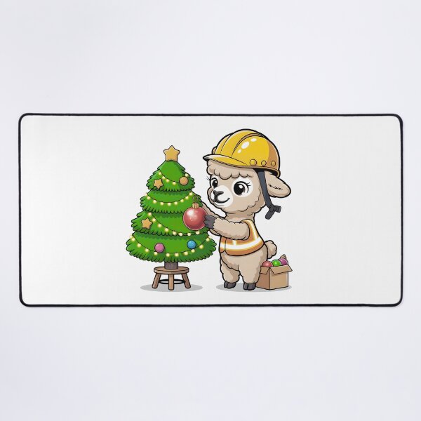 Item preview, Safety Alpaca Decorates the Christmas Tree designed and sold by PeteLawliiet.