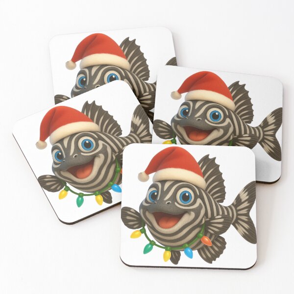 Item preview, Christmas Zebra Pleco  designed and sold by Sillytoe.