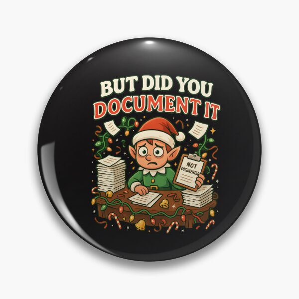 Item preview, But Did You Document It Christmas Elf – Funny Overworked Elf Holiday Office Humor Design designed and sold by swanwon Store.