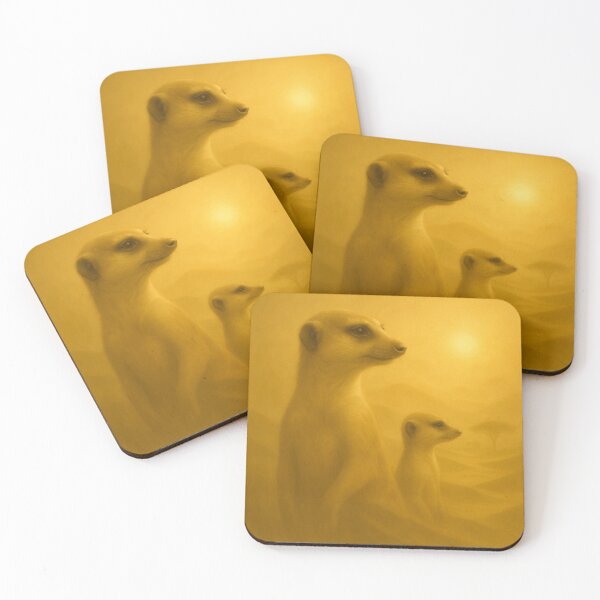 Item preview, Meerkat Sentinel – Guardians of the Light Dunes | GeoWild Designs designed and sold by GeoWild Designs.
