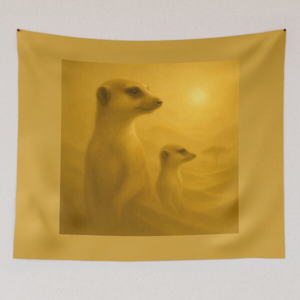 Item preview, Meerkat Sentinel – Guardians of the Light Dunes | GeoWild Designs designed and sold by GeoWild Designs.