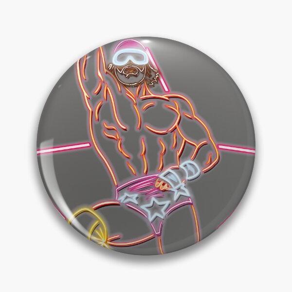 Item preview, MACHO-MAN-TOP-ROPE-NEON-T-SHIRT designed and sold by KieranMcGowa.