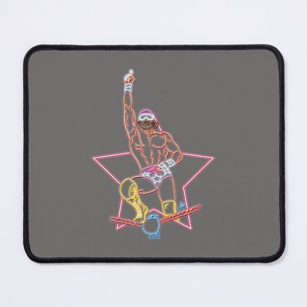 Item preview, MACHO-MAN-TOP-ROPE-NEON-T-SHIRT designed and sold by KieranMcGowa.