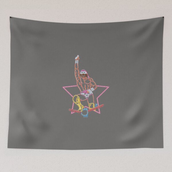 Item preview, MACHO-MAN-TOP-ROPE-NEON-T-SHIRT designed and sold by KieranMcGowa.