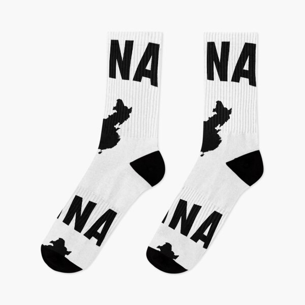 Item preview, China Silhouette Map – Minimalist Black & white Design designed and sold by mashmosh.