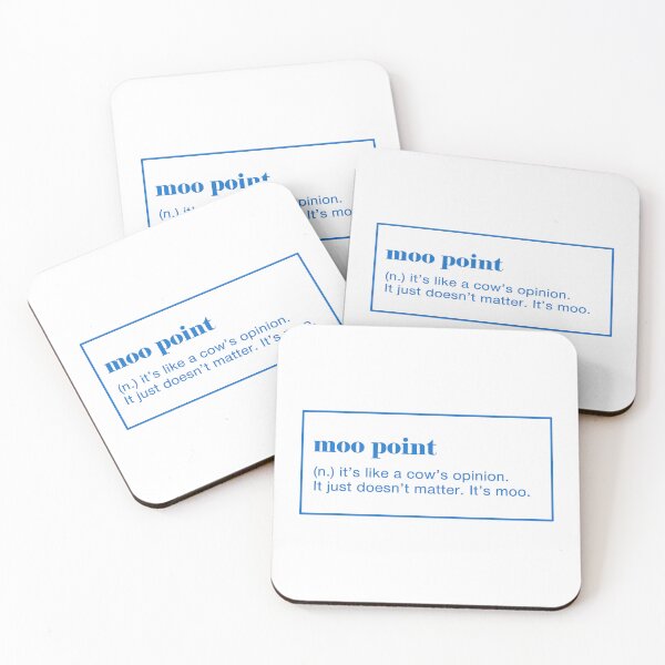 Item preview, Moo Point Definition.  designed and sold by CoCoArt-Ua.