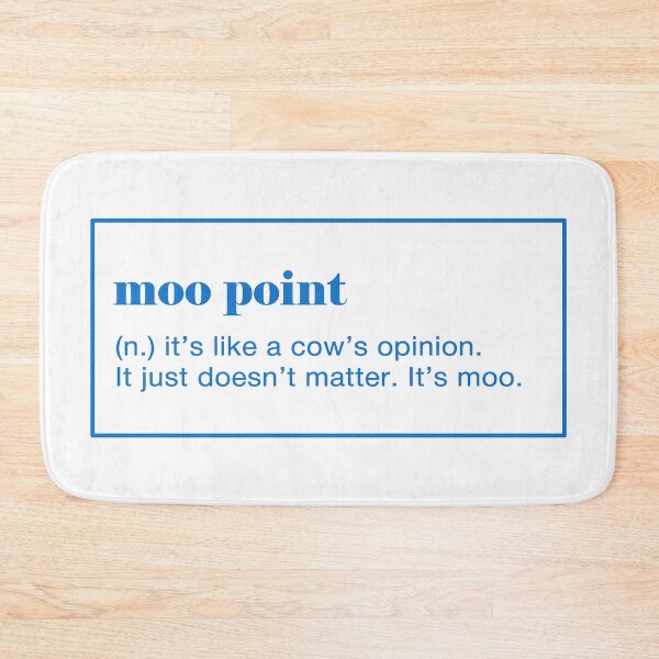 Item preview, Moo Point Definition.  designed and sold by CoCoArt-Ua.