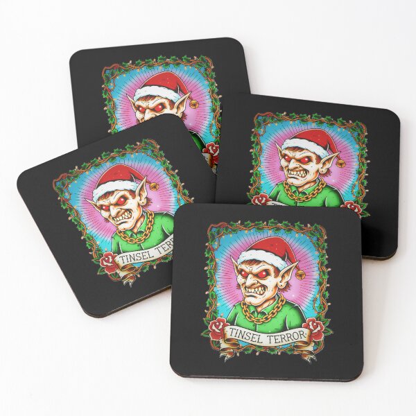 Item preview, Tinsel Terror Elf - Evil Santa Helper designed and sold by CoffinsArt.