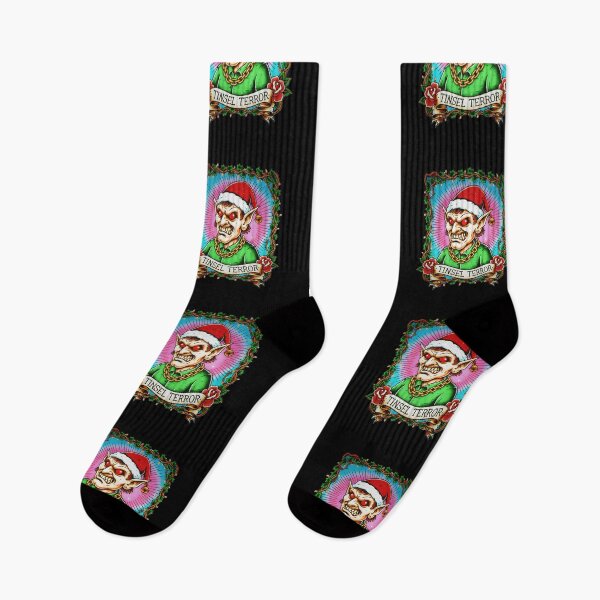Item preview, Tinsel Terror Elf - Evil Santa Helper designed and sold by CoffinsArt.