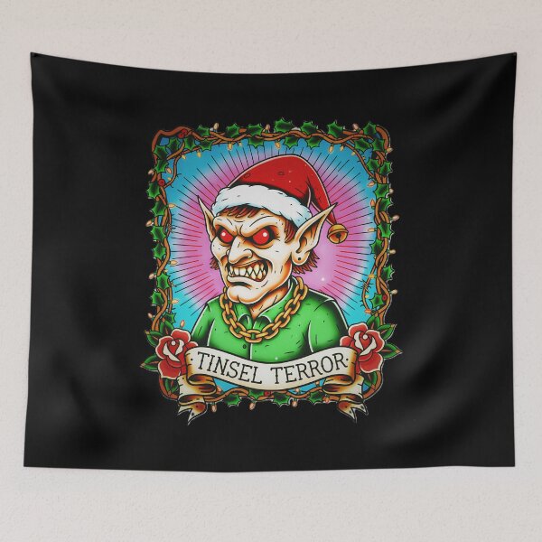 Item preview, Tinsel Terror Elf - Evil Santa Helper designed and sold by CoffinsArt.