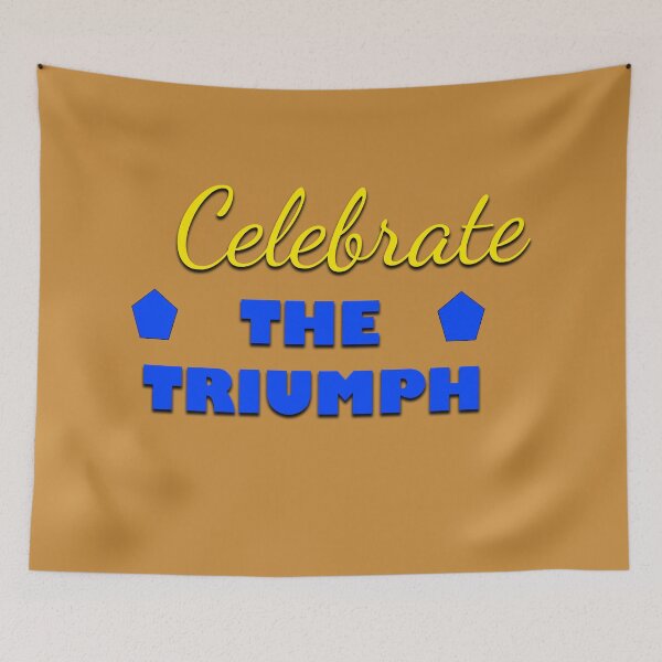 Item preview, Celebrate the Triumph – Uplifting Motivation Lettering designed and sold by annenambiro.