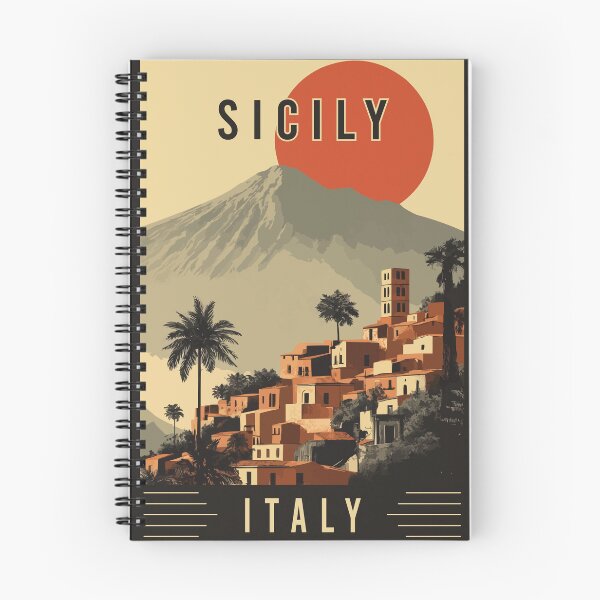 Item preview, Explore Beaches, History and Mediterranean Beauty of Sicily in Italy - Travel Art designed and sold by turtlestart.