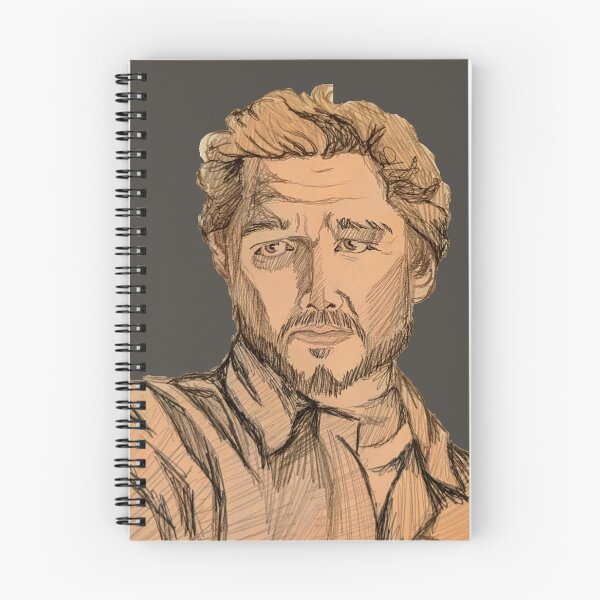 Item preview, Sketch Portrait of Actor Pedro Pascal designed and sold by ConnieClothing.