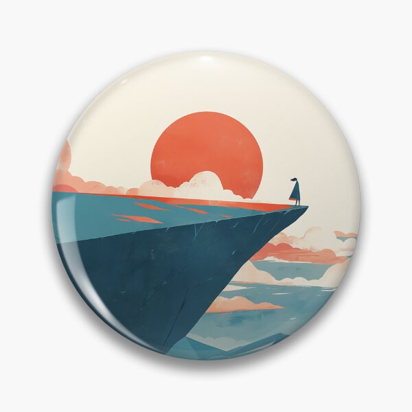 Item preview, Person at Edge of Cloud Cliffs designed and sold by Christian Weiss.