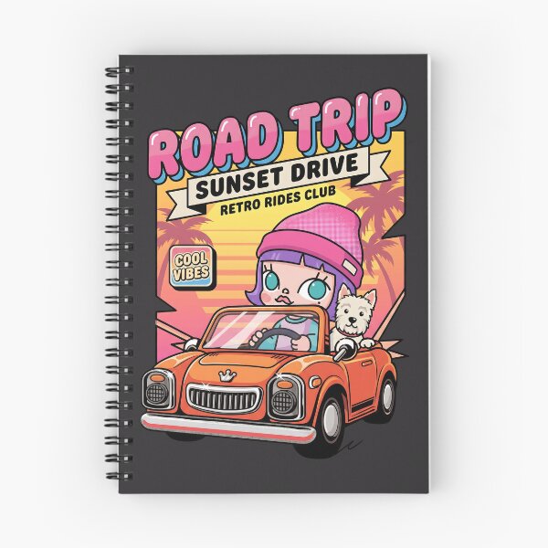 Item preview, Road Trip Sunset Drive - Retro Rides Club designed and sold by AwesomeBeyondLimits.