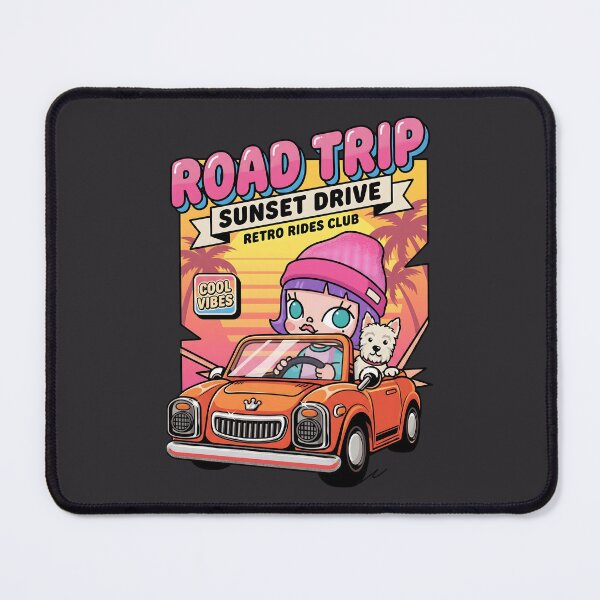 Item preview, Road Trip Sunset Drive - Retro Rides Club designed and sold by AwesomeBeyondLimits.
