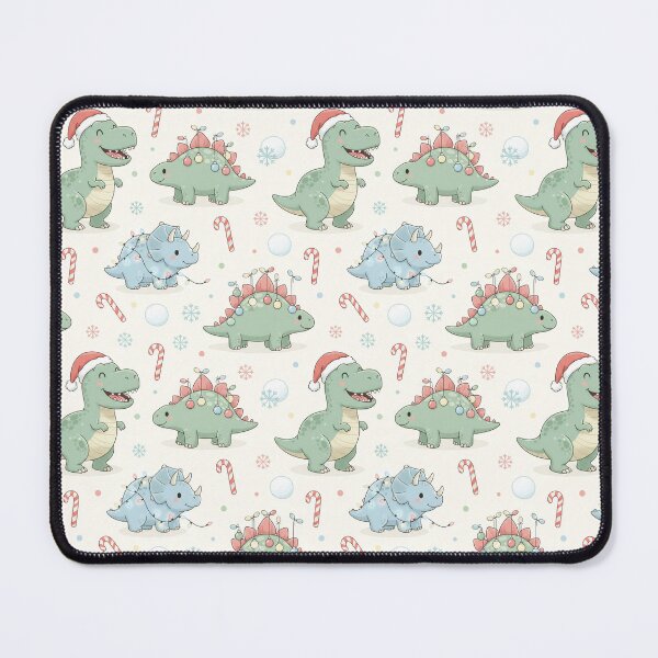 Item preview, Cute Christmas Dino Pattern designed and sold by veejiras.