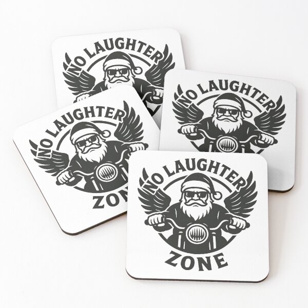 Item preview, No Laughter Zone - Santa designed and sold by Tattee.