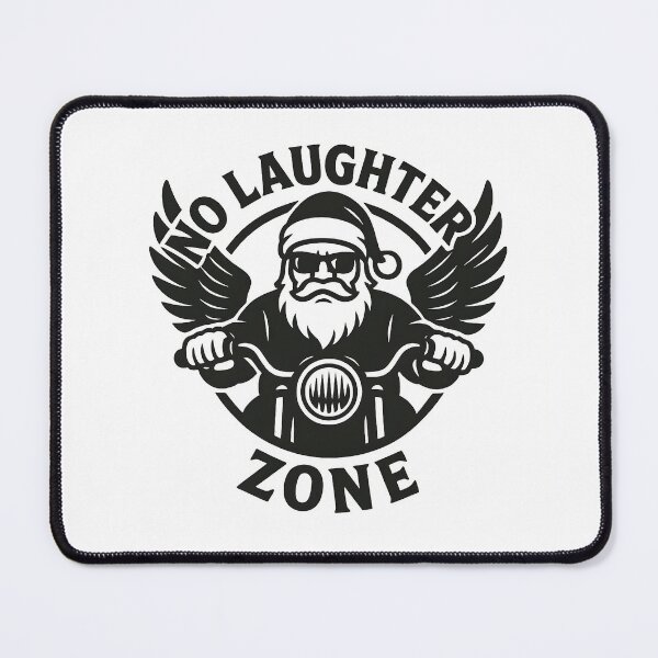 Item preview, No Laughter Zone - Santa designed and sold by Tattee.