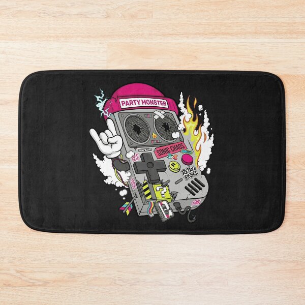 Item preview, Party Monster Sonic Chaos - Retro Rebel Gaming Art designed and sold by AwesomeBeyondLimits.