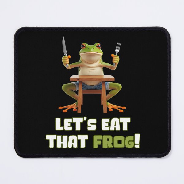 Item preview, Funny Productivity Frog – Let’s Eat That Frog designed and sold by KArtcore.